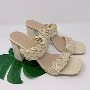 NWOT Nicole Miller Block Heels